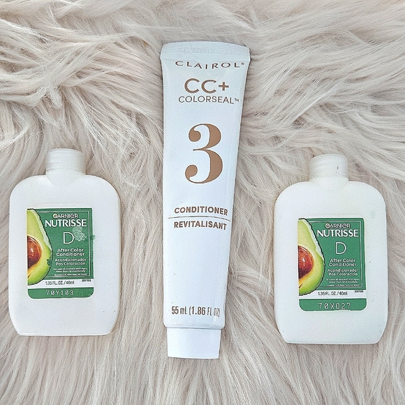 Garnier Other - 2 Garnier Nutrisse‎ After Color & 1 Clairiol Colorseal Conditioners - NEW